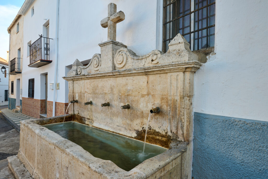 fuente iglesia nuestro padre jesús de játar. ruta 15 poniente de granada