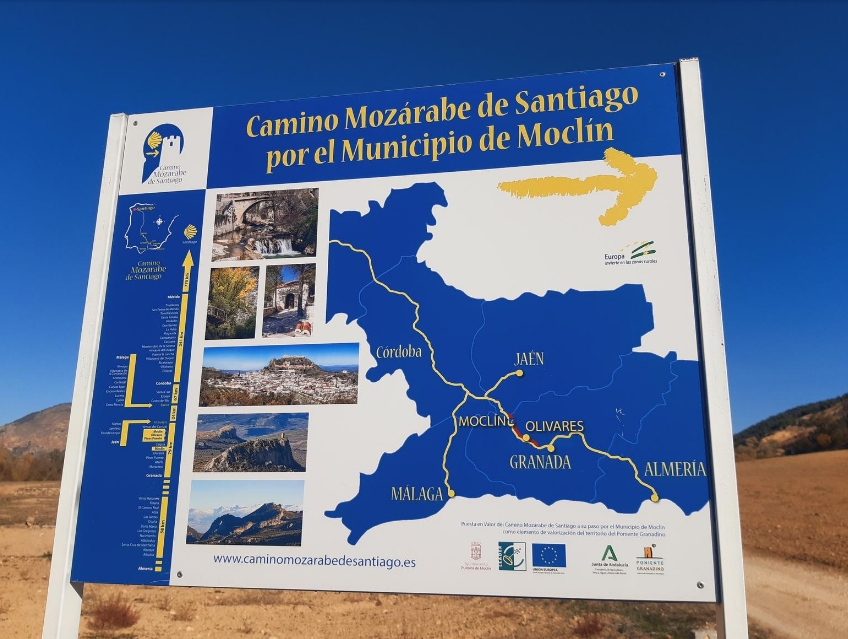 Camino Mozárabe de Santiago por Moclín, en el Poniente de Granada