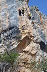 Vía Ferrata de La Solana, en Moclín