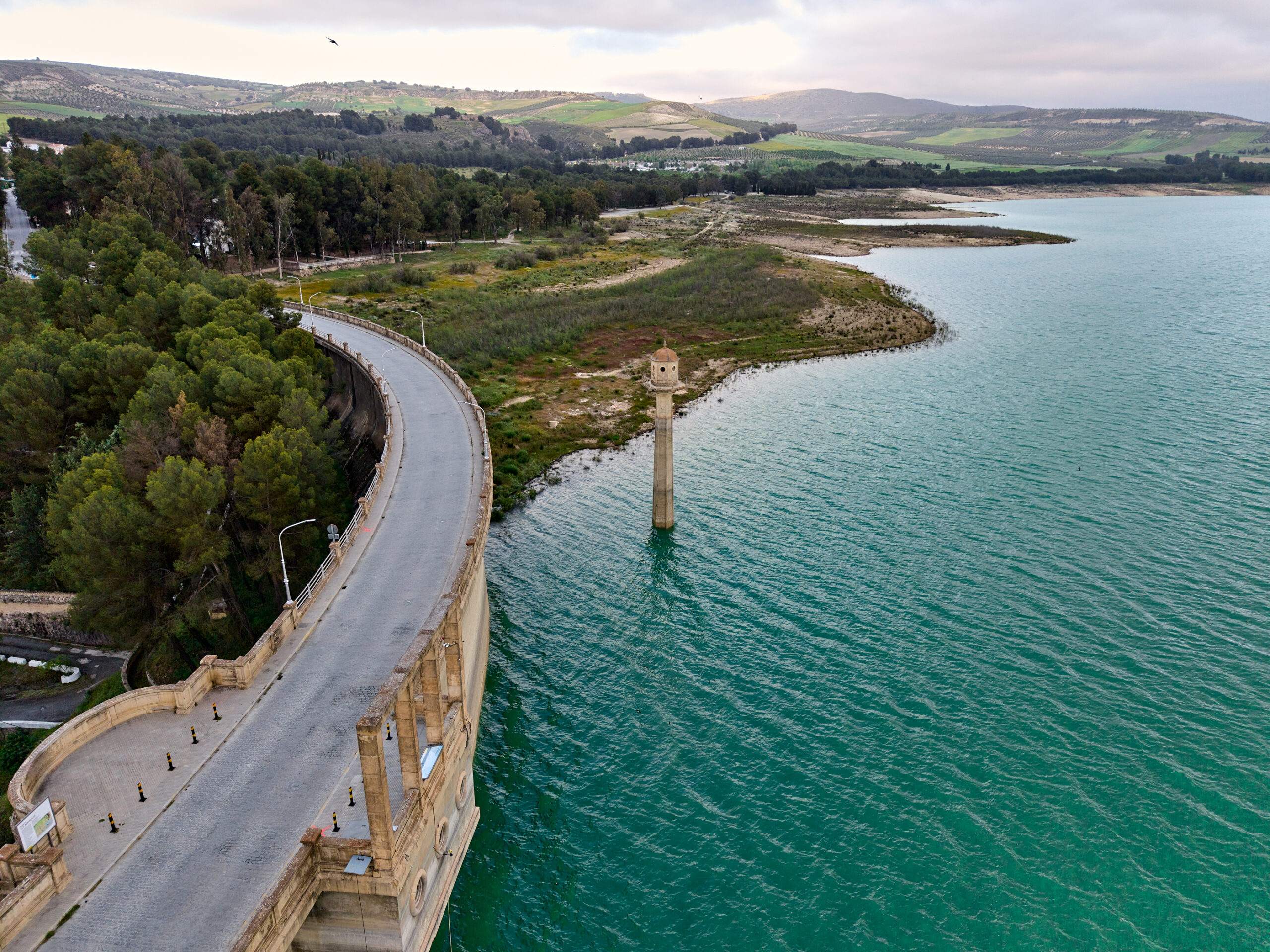 Pantano de los Bermejales, en el Poniente de Granada.