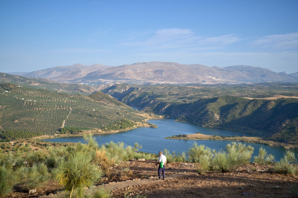 Vistas al Lago de Andalucía, desde Algarinejo